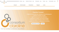 Desktop Screenshot of claroline.org